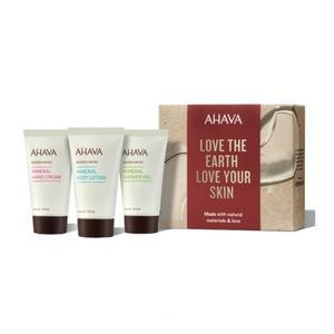 3 Pc AHAVA Hand Cream Lotion Shower Gel Travel Set